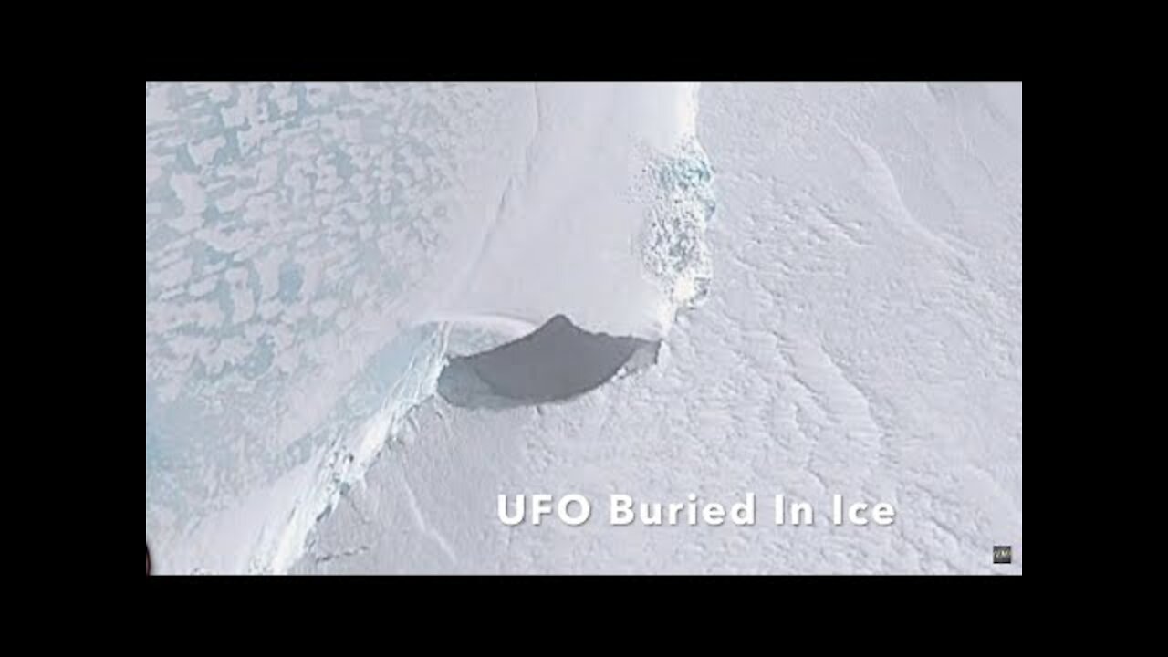 UFO in Antarctica! Video From Space Satelite!