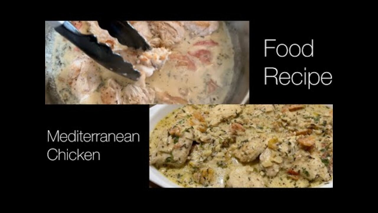 Yummy Mediterranean Chicken | Chicken Curry | Cream Chicken #mediterranean #chickenrecipe