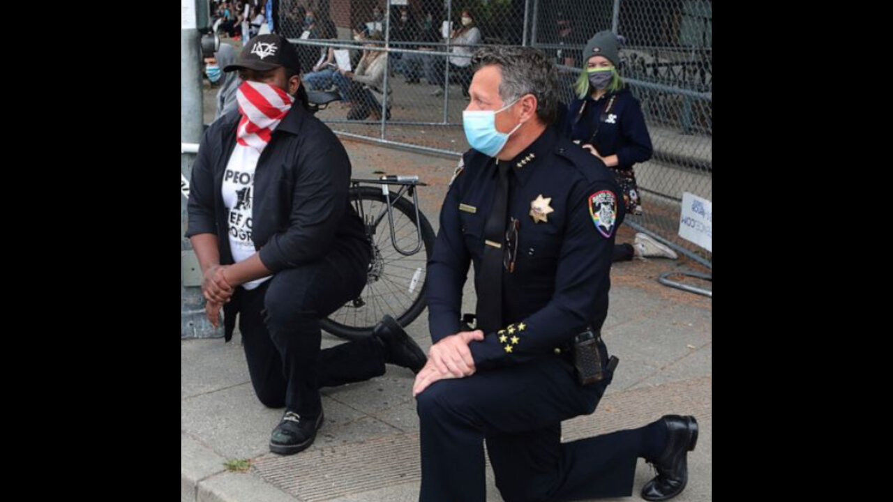 Sheriff Chris Swanson speaks at the aids rally (Harris an Brown fuck)