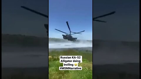 Russian KA-52 Alligator trolling locals