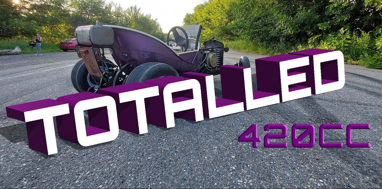 DESTROYED 400CC Wheelbarrow REBUILD PART1