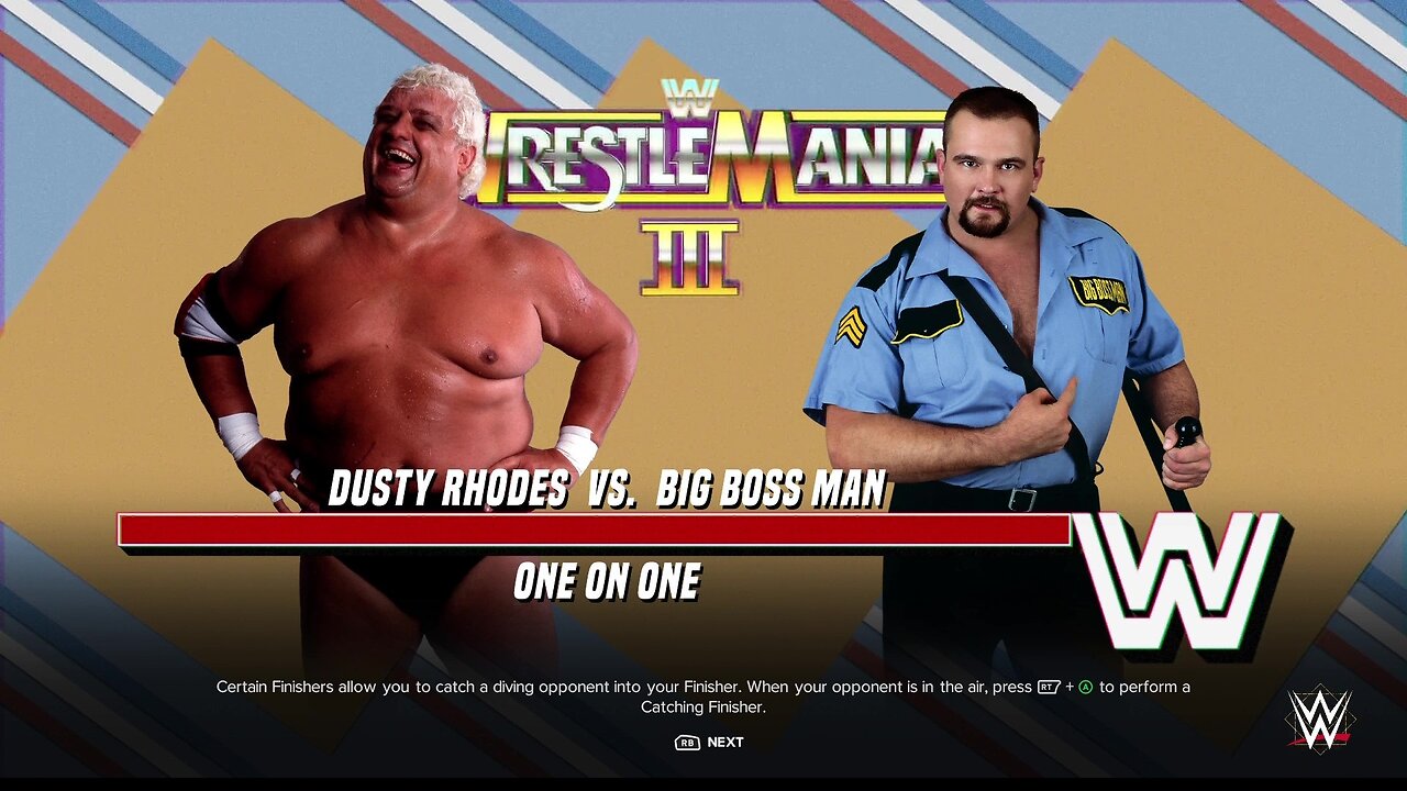 WWE 2k24 Dusty Rhodes vs Big Boss Man