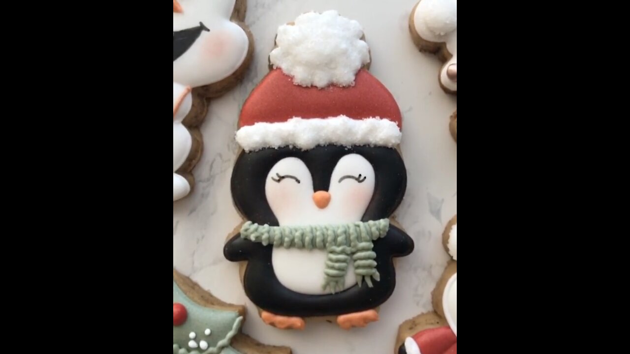 AMAZINGLY CUTE CHRISTMAS COOKIE! 🎅🏻