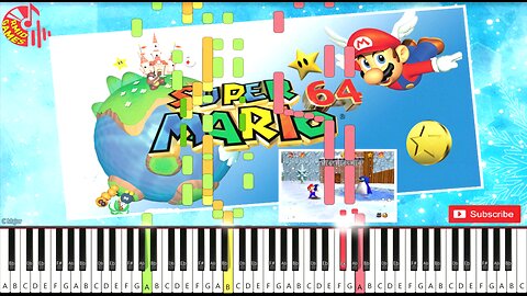 Super Mario 64 - Cool, Cool Mountain Piano MIDI