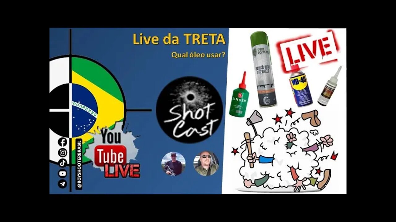 LIVE: Qual óleo usar? - com Shot Cast - RESENHA da Arm@s