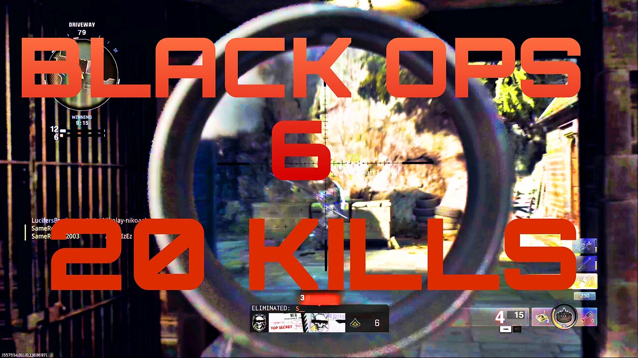 Call Of Duty Black OPS 6 | Trying the all-new Black OPS 6 |TDM | 20 Kills | 18 Deaths | 1.11 KD