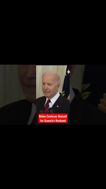 Biden Confuses Himself for Kamala's Husband and Says He has Covid