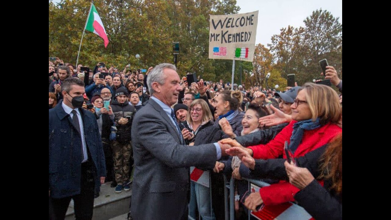 Robert F. Kennedy Jr. Joines Italy Green Pass Protest