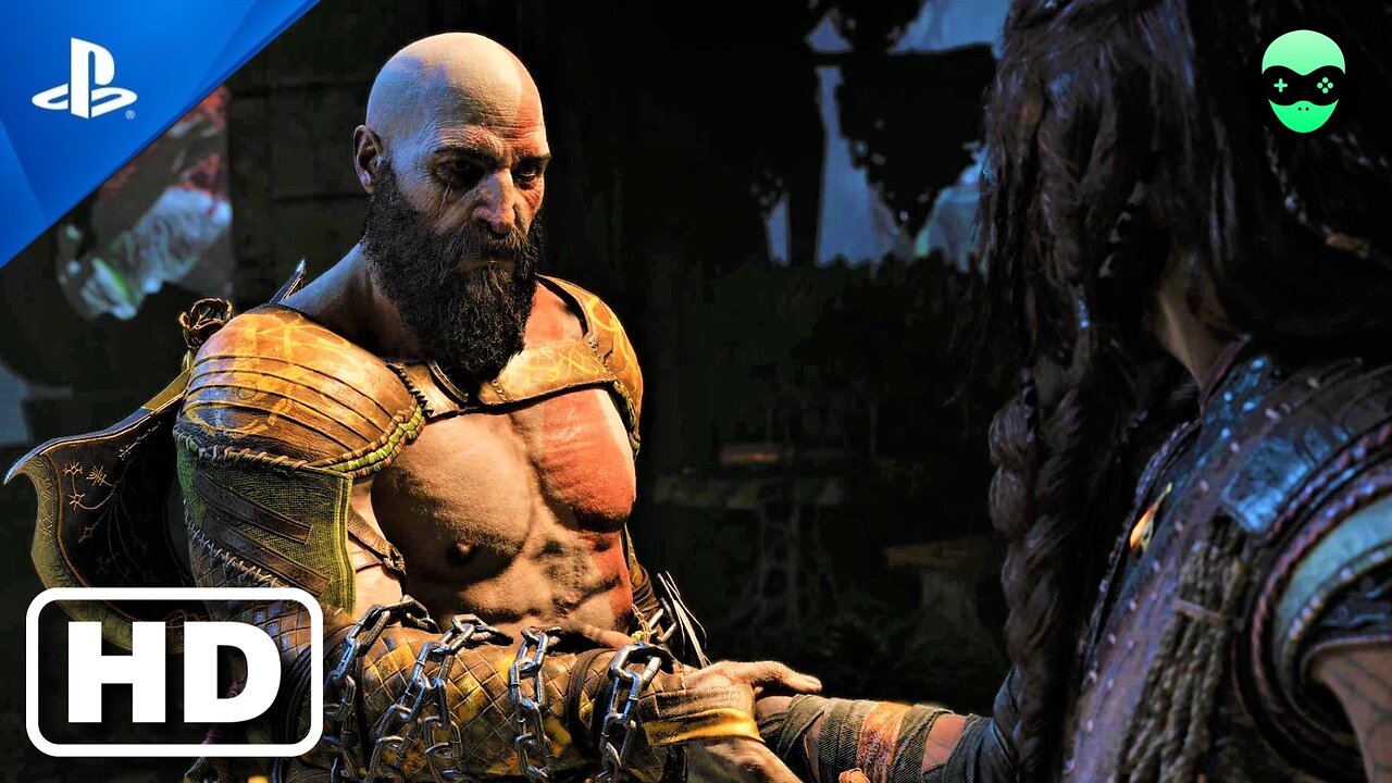 God of War 5 Ragnarok - Freya Forgives Kratos for Killing Baldur Scene PS5 (4K 60FPS)