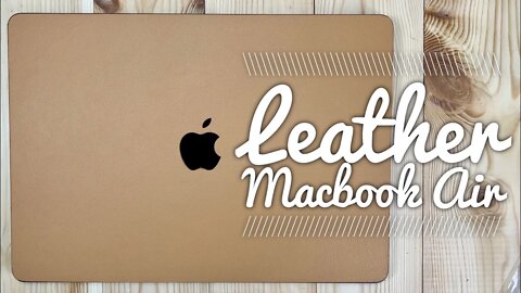 Macbook Air M2 Leather Skin