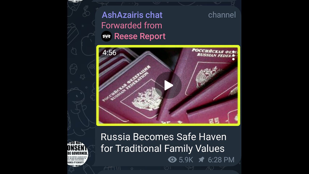 Greg Reese talks about Russian Family Values