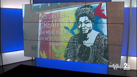 Mural in Brooklyn Park honors a legendary poet