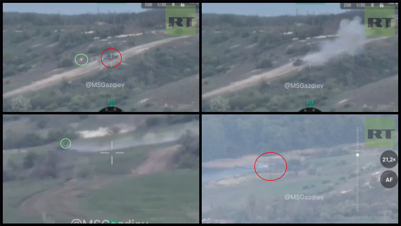 West of Bakhmut: Russian ATGM unit sends the Ukrainian tank for a swim