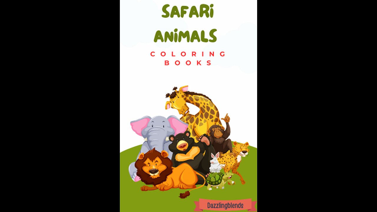 Safari Animals Coloring Book Free Download