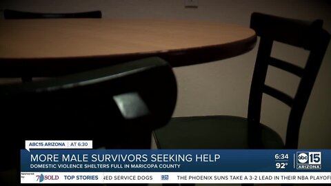 More male survivors of domestic violence coming forward for help