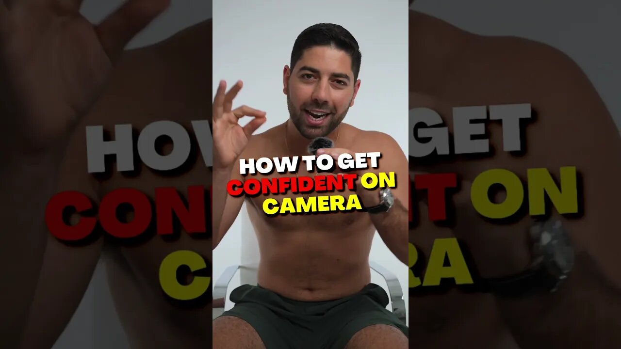 1 Trick To Get Confident On Camera! (Do This)