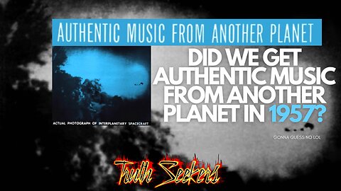 Did earth get authentic music from another planet in 1957?