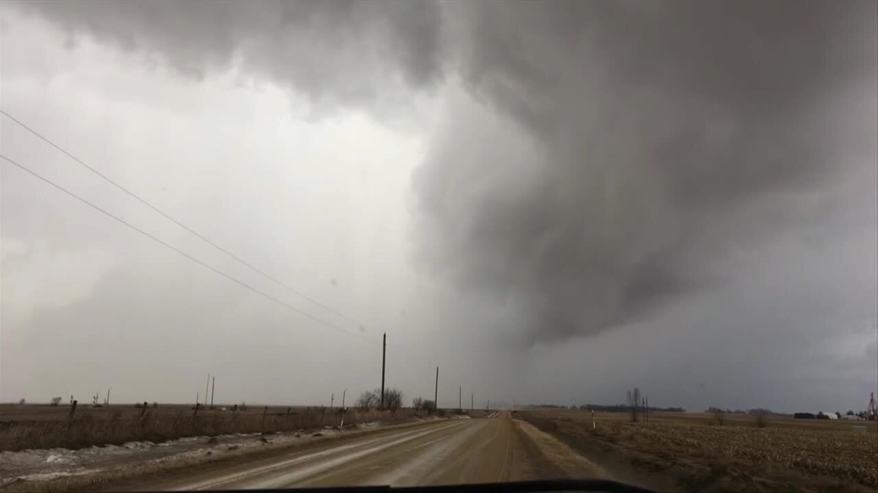 Suspected Iowa tornado