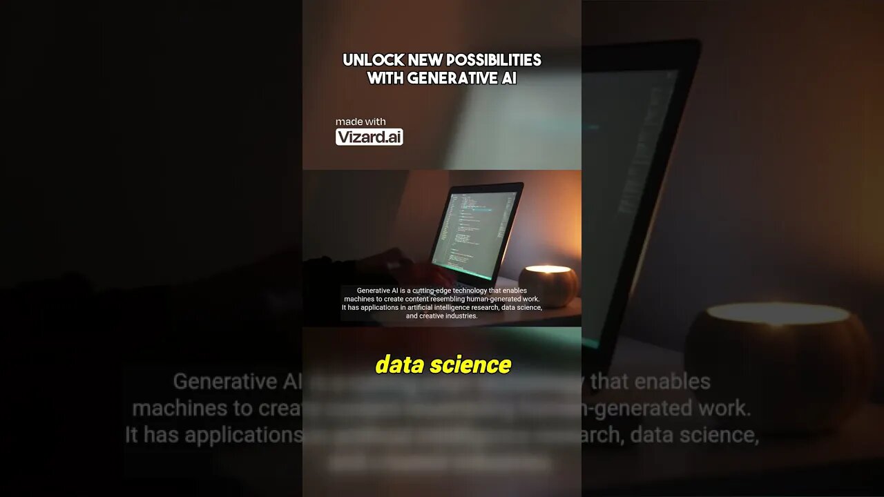 Unlock new possibilities with Generative AI