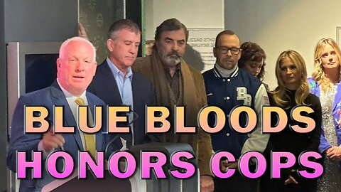 The Cast Of Blue Bloods Honors Fallen Officers In New York City - LEO Round Table S09E213