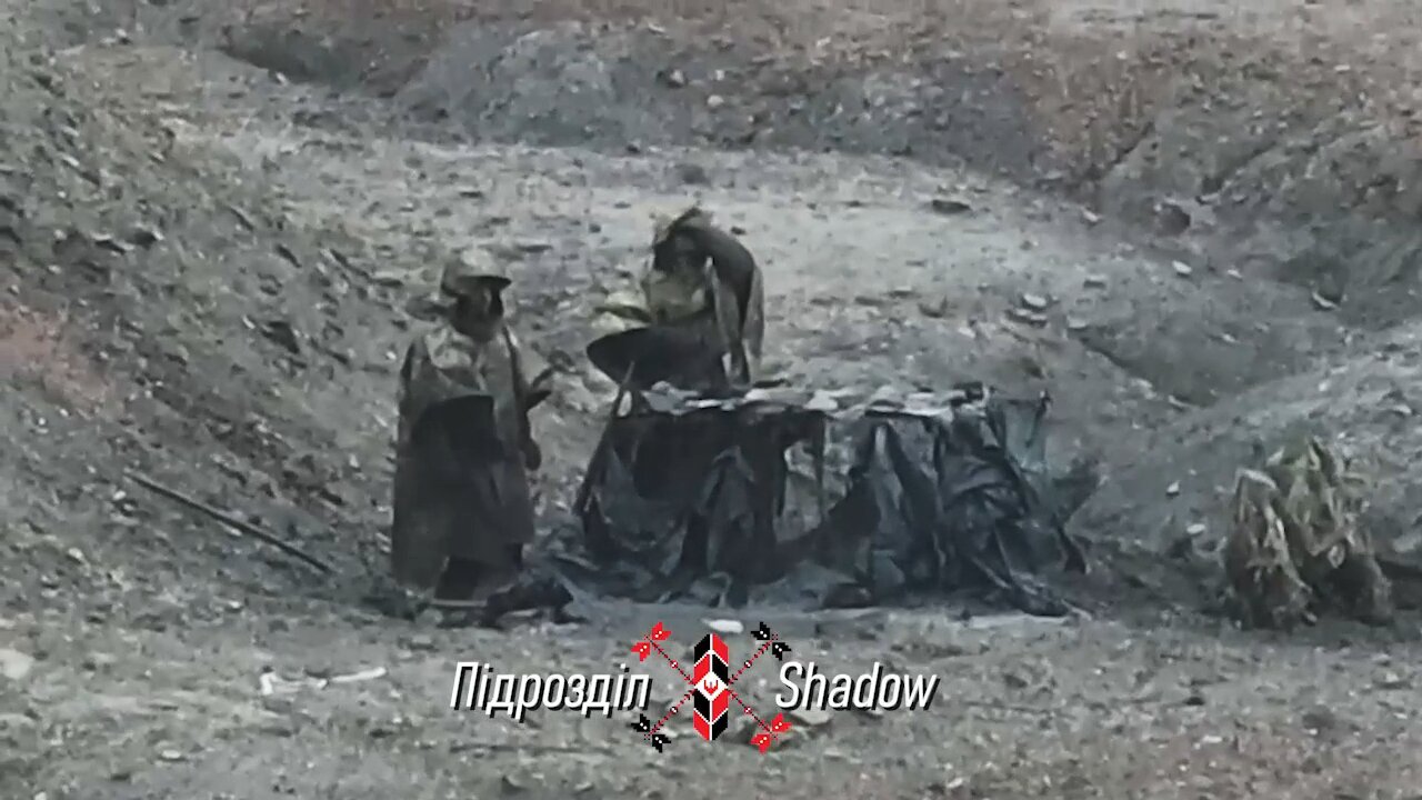 Destruction of a Russian occupiers' ATGM position located on a spoil heap