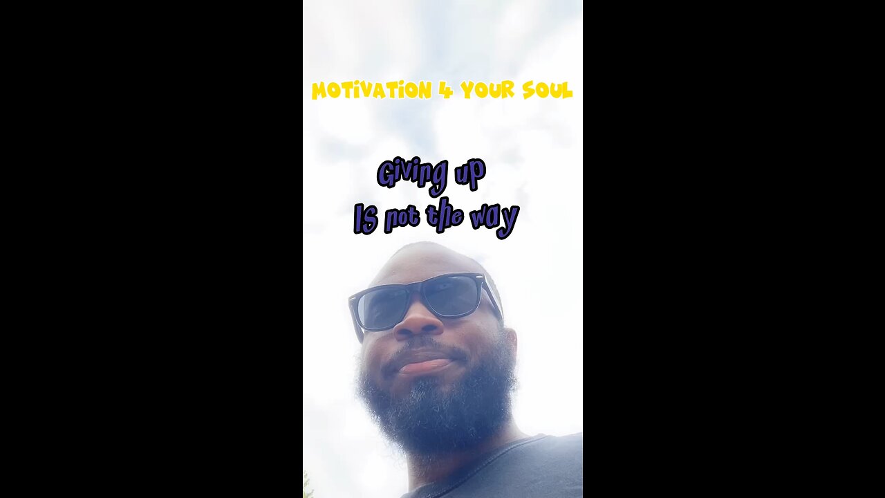 It’s Not The Way #dayodman #motivation #never #go #eeyayyahh