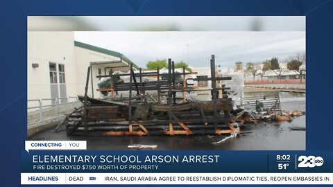 Man arrested for setting playground on fire in Oildale