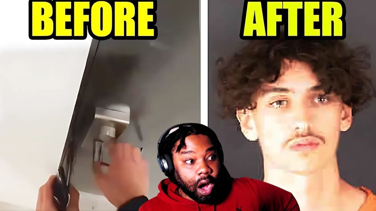 Kick Streamer Kicks Down Doors Live During Hurricane