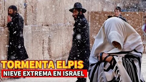 Israel se congela! Tormenta Elpis azota Jerusalén