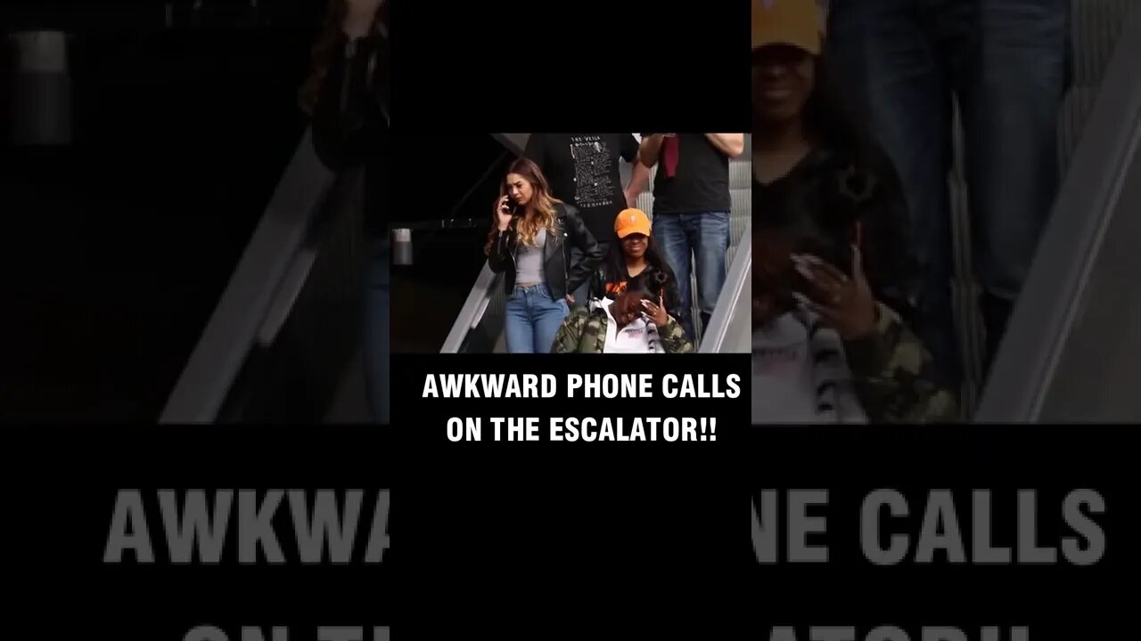 AWKWARD PHONE CALLS ON THE ESCALATOR | RANDOM ROADHOUSE