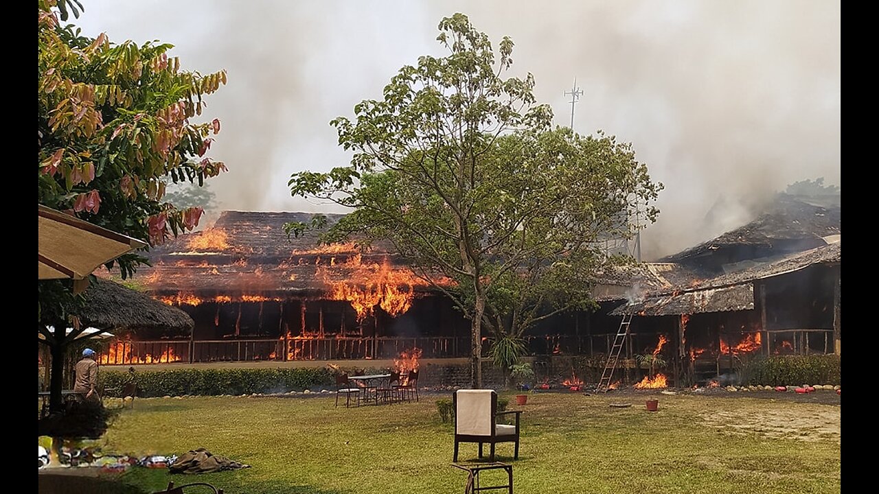 Tigerland Safari Resort, Chitwan Huge Fire - SimplyNepal