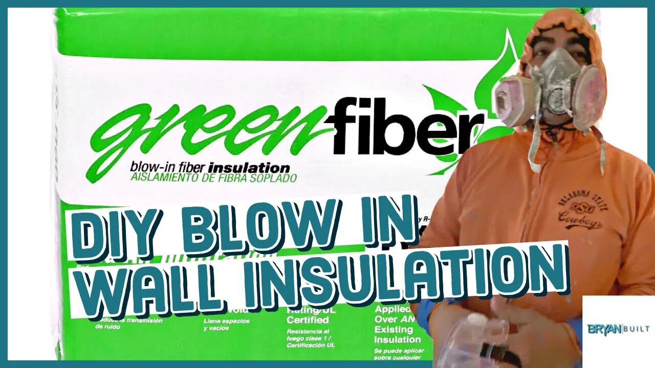 Blow In Green Fiber Insulation At The Reno House