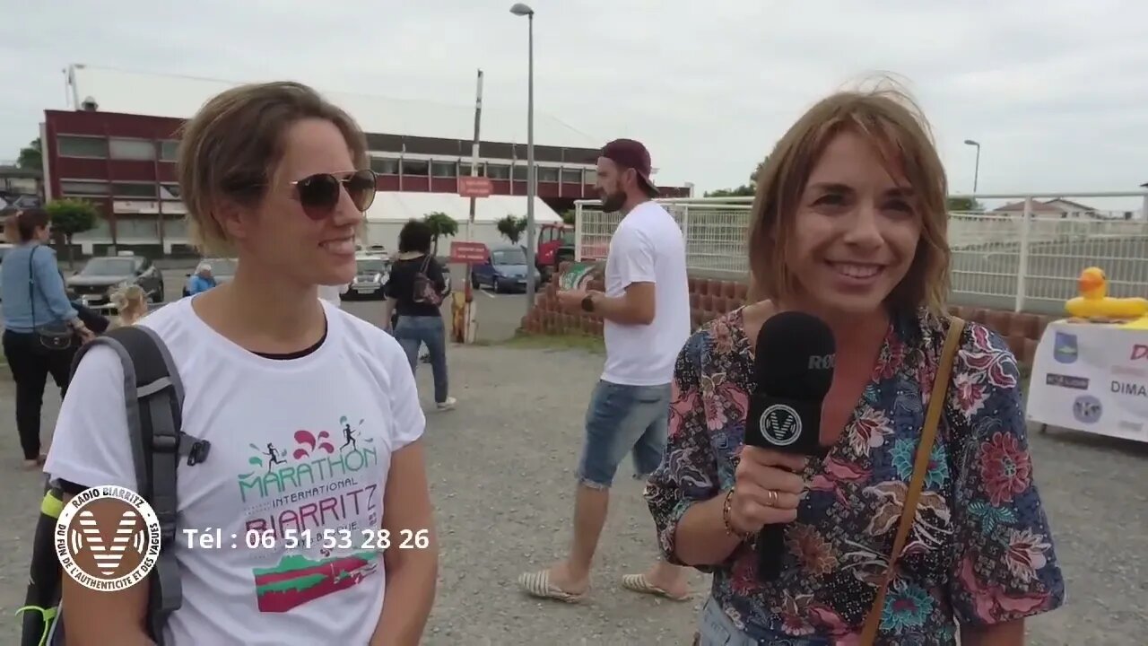 Stéphanie Sahara Ch JP Les copains d’abord Tarbes [en direct 🔴] du marathon de Biarritz 2022 - 04 06