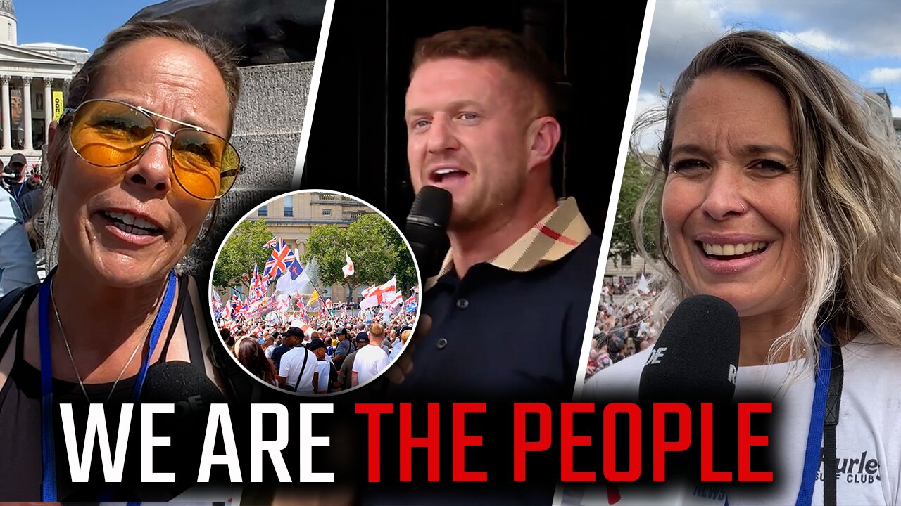 'Reclaiming our culture, heritage, and future': Reactions from Tommy Robinson's patriotic rally