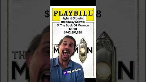 THE BOOK OF MORMON UNLIKELY BROADWAY HIT #shorts