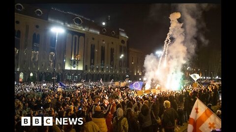 Protests continue in georgia despite draft law withdrawal - BBC News