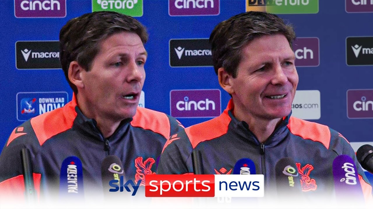 Oliver Glasner's first press conference as Crystal Palace manager