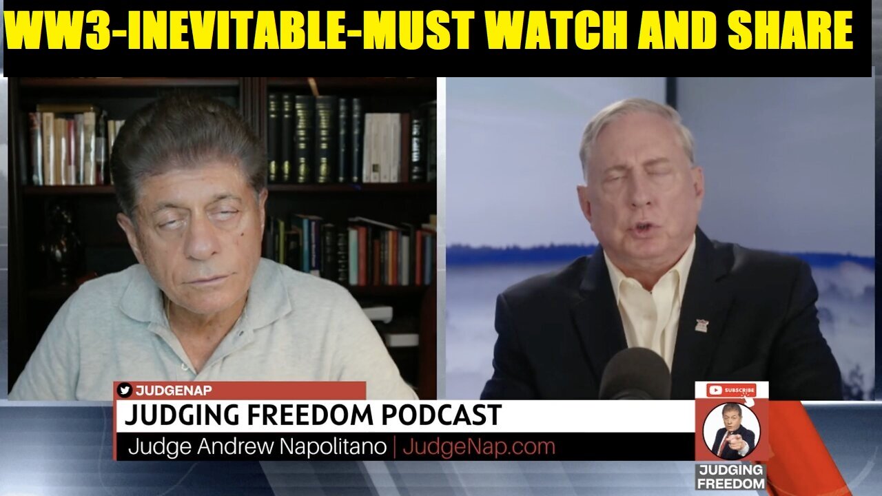 JUDGING FREEDOM W/ COL DOUGLAS MacGregor ANALYSIS ON LATEST WAR DEVELOPMENTS. IT MAY BE INEVITABLE.