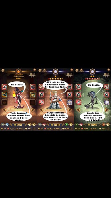 AFK Arena Txt MAJ 1.110 musique no blabla