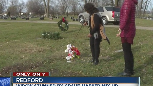 Grave marker mix up