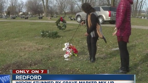Grave marker mix up