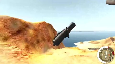 Crashing the Old Cannon in BeamNG drive