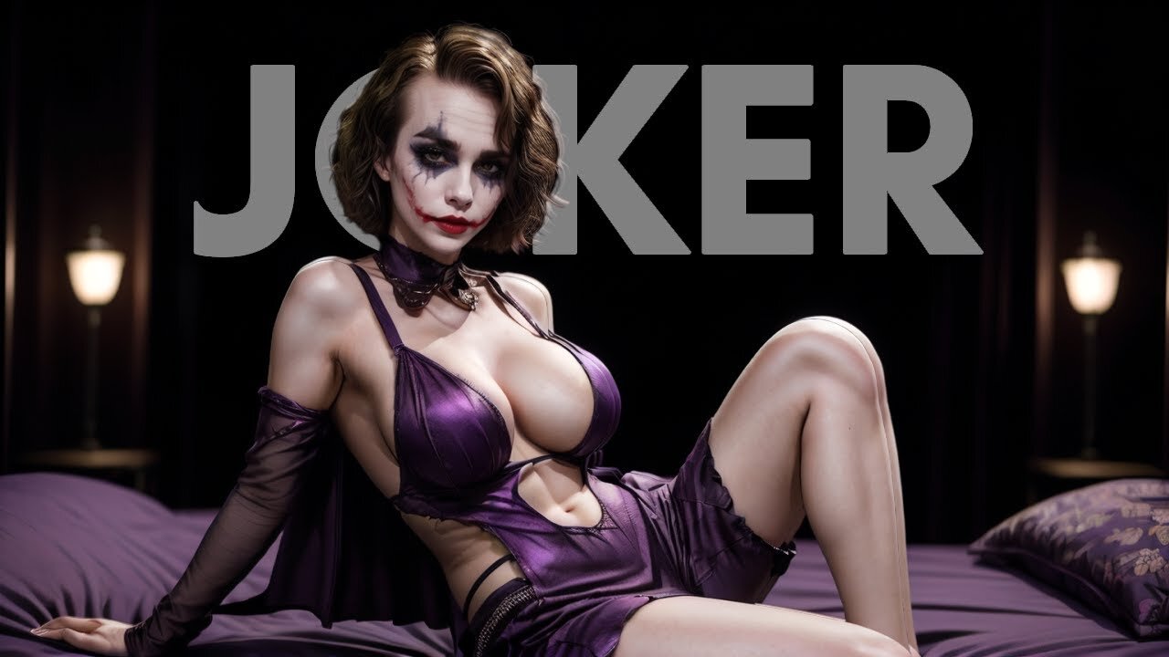 Joker Cosplay by Stable Diffusion AI [4K AI ART GIRL]