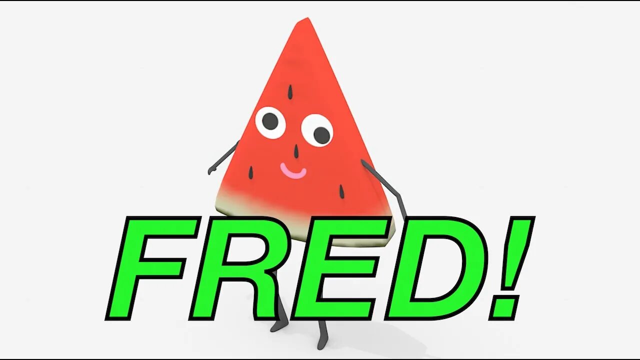 Happy Birthday FRED! - WATERMELON Birthday Song