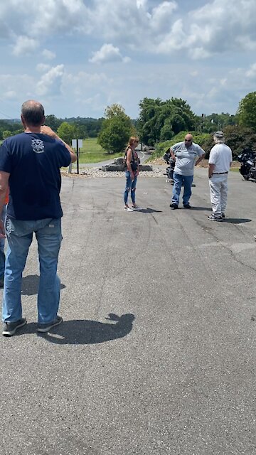 Pastor on Harley Ride