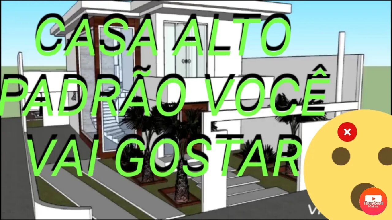 casa de alto padrão no sktchup 2021 construtor virtual ph