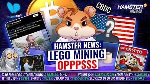 Bitcoin $70K Surge & LEGO-cryptocurrency | Hamster News