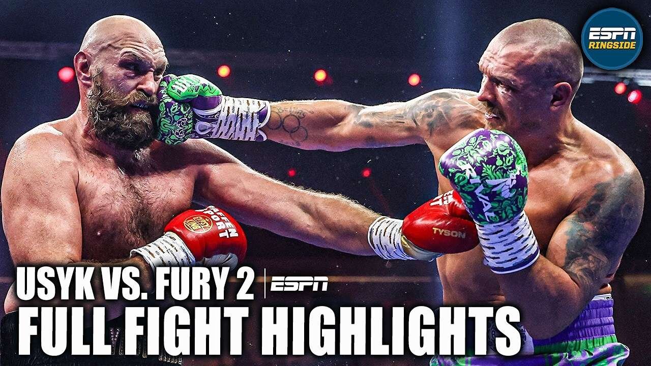 Oleksandr Usyk vs. Tyson Fury 2 HIGHLIGHTS