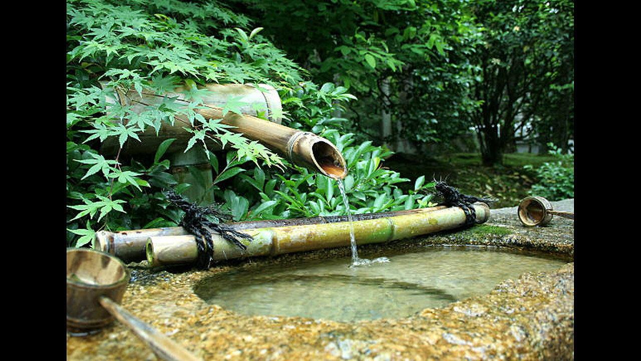 Bamboo Fountain and Box Fan 2 ASMR favorite 1 hour