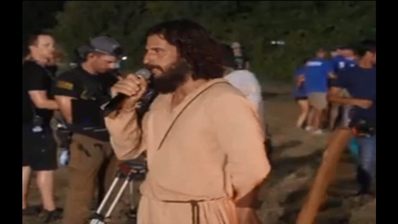 Jonathan Roumie says THE FATHER'S PRAYER in ARAMAIC -moment during filming Season Three The Chosen